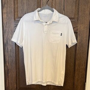 Vineyard Vines Classic White Polo Shirt Pima Cotton Size Small